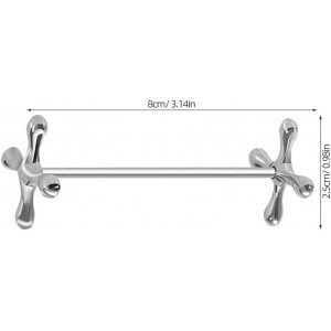 Cabilock Stainless Steel Chopsticks Holder and Rest Compact Cutlery Stand for Fork Spoon Knife Tableware Organizer for Kitchen and Dining Silver Flatware Rack