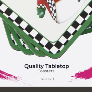 Pimpernel Black & White Collection Coasters, Set of 6 – 4