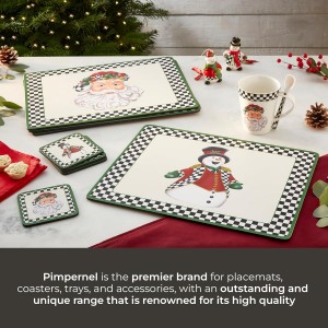 Pimpernel Black & White Collection Coasters, Set of 6 – 4
