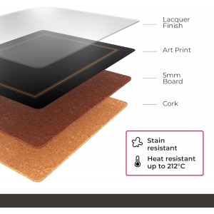 Pimpernel Black & White Collection Coasters, Set of 6 – 4