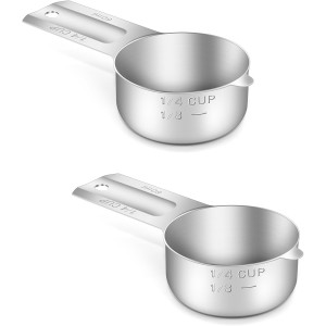 2PCS 1/4Cup (60ml, 2oz) Single Measuring...
