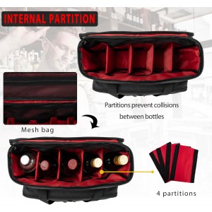 Bartender Kit, 11-Piece Cocktail Shaker Set with Bartender Travel Carrying Bag