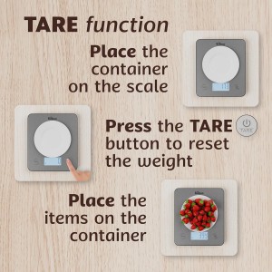 Smart Food Scale for Meal Prep – Digital Kitchen Scale with App, Calorie & Macro Tracking, Nutritional Calculator, Portion Control, Grams & Ounces, Healthy Cooking & Weight Loss