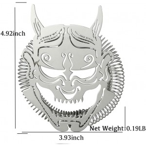 Creative Cocktail Strainer Bar Strainer with Demon Face Design Stainless Steel