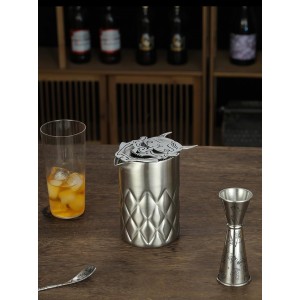 Creative Cocktail Strainer Bar Strainer with Demon Face Design Stainless Steel