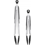 OXO Good Grips 2-Piece Tongs with Nylon Heads Set