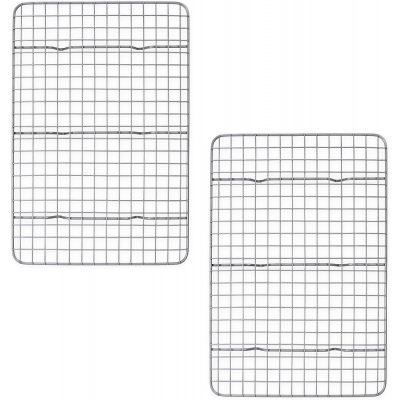 USA Pan Nonstick Quarter Sheet Cooling Racks, Set of 2
