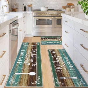 Vaukki Boho Kitchen Rug Sets 3 Pieces, W...