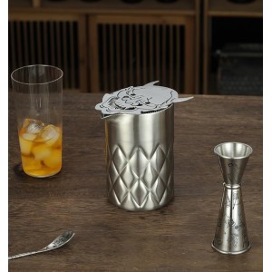 Cocktail Strainer Bar Strainer with Demon face Design Stainless Steel