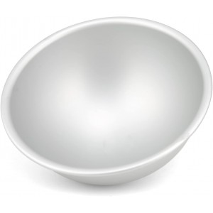 6 Inch Dome Cake Pan, DIY 3D Half Football Soccer Shaped Hemisphere Cake Mold, Aluminum Alloy Cake Molds Nonstick Baking Tools