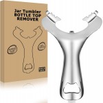 Mason Jar Opener No Lid Dents or Damage Multifunctional Jar Opener Easy Twist Manual Handheld Top Remover Bottle Opener Made For Lifetime