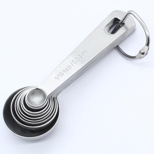 Luomorgo 9 Pc Measuring Spoons Set, Stainless Steel, 1/16 to 1 tbsp