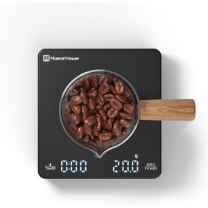 Mini Coffee Scale with Timer, Maestri Ho...