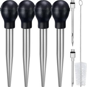 Uiifan 4 Pack Stainless Steel Turkey Bas...