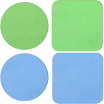 4PCS Jar Opener for Seniors with Arthritis - Rubber Gripper Pads, Bottle & Can Opener, Kitchen Gadgets (Light Blue + Green)