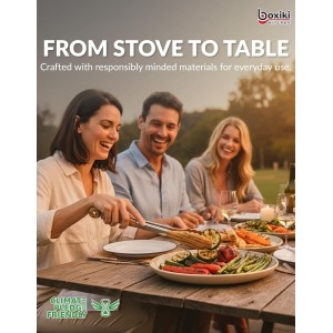 Premium Olive Wood Salad Tongs for Serving, 12 Inch Serving Tongs with 304 Stainless Steel Handle for Salad, Bread, BBQ, Pickles, Toaster & Kitchen Use