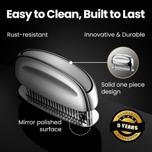 Meat Tenderizer Tool - Hand Held Blade Tenderizer for Meat - Ultra Sharp Needle Blades 100% Stainless Steel - Heavy Duty Kitchen Gadgets - Cooking Gadgets for Tenderizing Chicken, Steak, Veal, BBQ