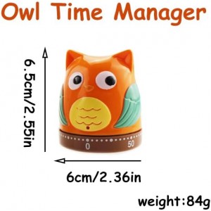 Cute Time Manager, Kitchen Timer for Cooking, Learning Reminder, owl