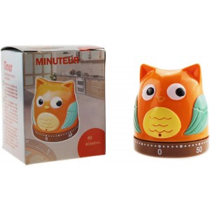 Cute Time Manager, Kitchen Timer for Cooking, Learning Reminder, owl