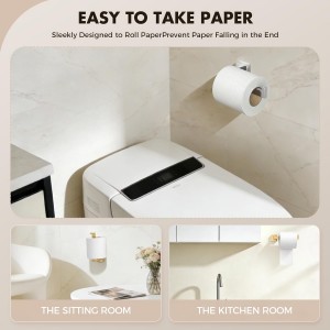 10-Pieces Brushed Nickel Bathroom Accessories Set, Stainless Steel Bathroom Hardware Set, Towel Racks for Bathroom Wall Mounted 24 Inch Bath Towel Bar Set.