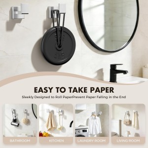 10-Pieces Brushed Nickel Bathroom Accessories Set, Stainless Steel Bathroom Hardware Set, Towel Racks for Bathroom Wall Mounted 24 Inch Bath Towel Bar Set.