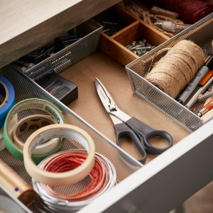 Fiskars Everyday Take-Apart Shears, Multipurpose Scissors, Hardened Stainless Steel Blades & Serrated Edge with Power Notch, 7”, Gray