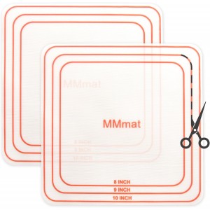 Silicone Baking Mat, Set of 2 Square Non...