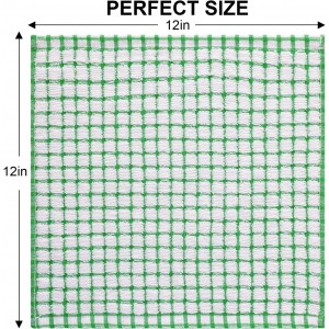 Kitinjoy Cotton 8 Pack Terry Kitchen Dish Cloths, 12 x 12 Inches Super Soft and Absorbent Dish Rags, Quick Drying Dish Towels for Washing Dishes, Mixed Color