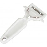 Kai Corporation DH8013 KAI KITCHEN Peeler, Switchable Shredded Peeler, Julienne, Potatoes, Sprout, Dishwasher Safe, White, Made in Japan