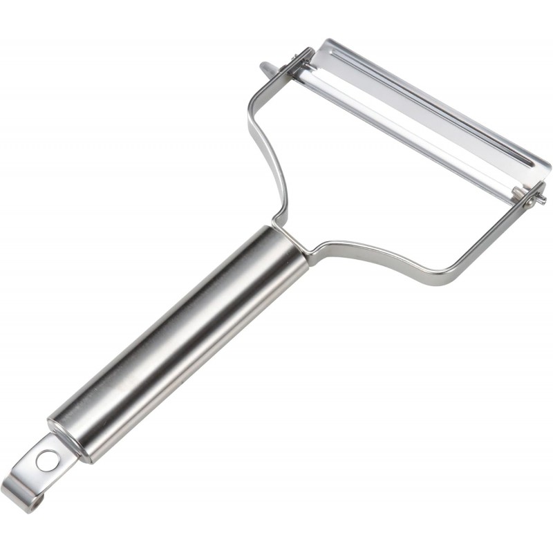 Kai Corporation KAI KITCHEN DH8169 Cabbage, Julienn, Easy to Use, Diagonal Blade, Stainless Steel, Wide Peeler, Dishwasher Safe, Silver, Made in Japan