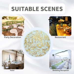 Snowkingdom Disposable Gold Placemats Set of 12 Metallic Round 13 Inch Foil Mesh Pressed Fall Table Mates 12 Pack Gold Doilies for Dining Table Wedding Birthday Party Holiday Home Decoration