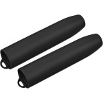 uxcell Silicone Garlic Peeler Tube, 2Pcs Garlic Roller Peeling Tube Garlic Cloves Skin Remover for Useful Kitchen Tools, Black