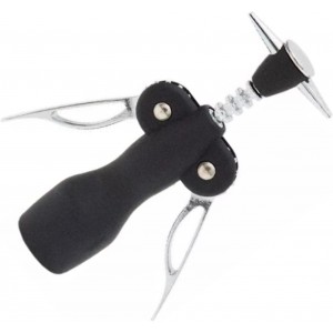Wine Opener, Zinc Alloy Wing Corkscrew Wine Bottle Opener for Wine and Beer Bottles, for Wine Enthusiasts, Arthritic Hands, and Elderly Perfect Addition to Your Kitchen Supplies