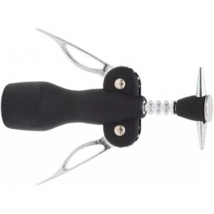 Wine Opener, Zinc Alloy Wing Corkscrew Wine Bottle Opener for Wine and Beer Bottles, for Wine Enthusiasts, Arthritic Hands, and Elderly Perfect Addition to Your Kitchen Supplies