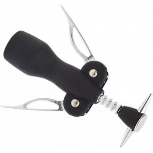 Wing Corkscrew Wine Bottle Opener, Premium Zinc Alloy Construction Multifunctional Tool for Kitchen, Chateau, Restaurant, Bars