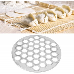 Dumpling Maker, Russian Dumpling Maing Machine Pelmeni Maker Dumpling 37 Holes Food Grade Pelmeni Meat Dumplings Maker Metal for Home Kichen Restaurants (Silver)