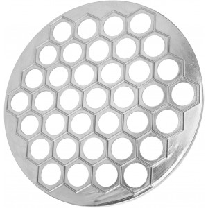 Dumpling Maker, Russian Dumpling Maing Machine Pelmeni Maker Dumpling 37 Holes Food Grade Pelmeni Meat Dumplings Maker Metal for Home Kichen Restaurants (Silver)