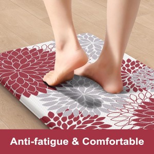Anti Fatigue Kitchen Mats for Floor 2PCS,17