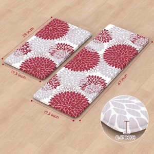 Anti Fatigue Kitchen Mats for Floor 2PCS,17