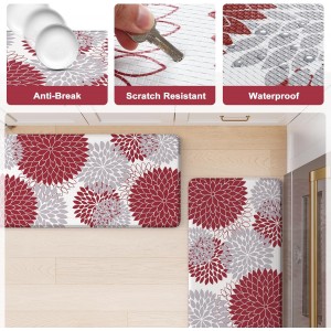 Anti Fatigue Kitchen Mats for Floor 2PCS,17