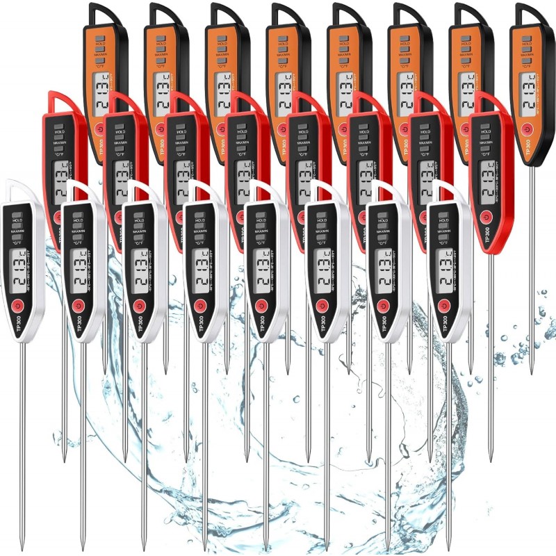 Digital Thermometer Food Meat Candy Water Immediate Read Thermometer for Kitchen Cooking(24 Pcs)