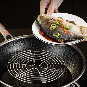 Round Steamer Rack and Cooling Rack,Stainless Steel Pot Trivet, Cooking Rack,Wire Steamer Kettle Rack Holder, Air Fryer Cooking Steamer Rack for Baking Canning Cooking Steaming, 9.5''X2.8''…