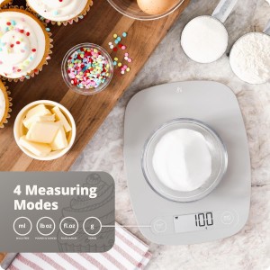 Greater Goods Food Scale - Digital Kitchen Scale, 1g Precision, Easy-Tare & Quick Conversion, Slim Compact Design, Durable & Portable | Ideal for Cooking, Baking & Meal Prep
