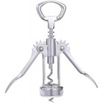 Wine Opener, Zinc Alloy Wine Bottle Opener(2 PCS), Wing Corkscrew Heavy Duty, Manual Multifunctional Cork Screw for Waiter