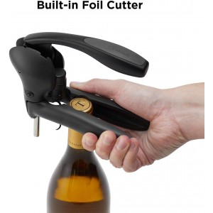 Rabbit Wine Lever Corkscrew Wine Opener With Built In Foil Cutter