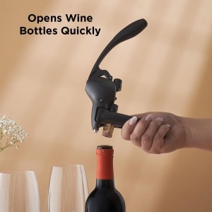 Rabbit Wine Lever Corkscrew Wine Opener With Built In Foil Cutter