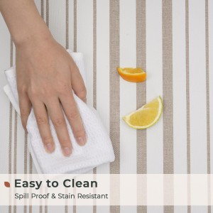 FRESHMINT Farmhouse Stripe Anti-Fatigue Kitchen Mat Set of 2, Cushioned Foam Kitchen Mats for Floor, Waterproof Non Slip Comfort Mat, Modern Kitchen Rug for Kitchen Decor, Sink, Laundry, Office