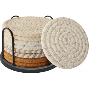 Coasters Set of 8 for Drinks, Beer, Coff...