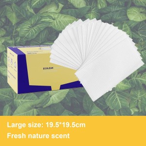 Multi-Surface Dish Cleaning Cloths | Soap Pre-load | Concentrated Plant-Based Cleaning Material | Residue Free, Light Rice Scent | 100 Big Sheets | Perfect for Camping Dormitory Apartment Company