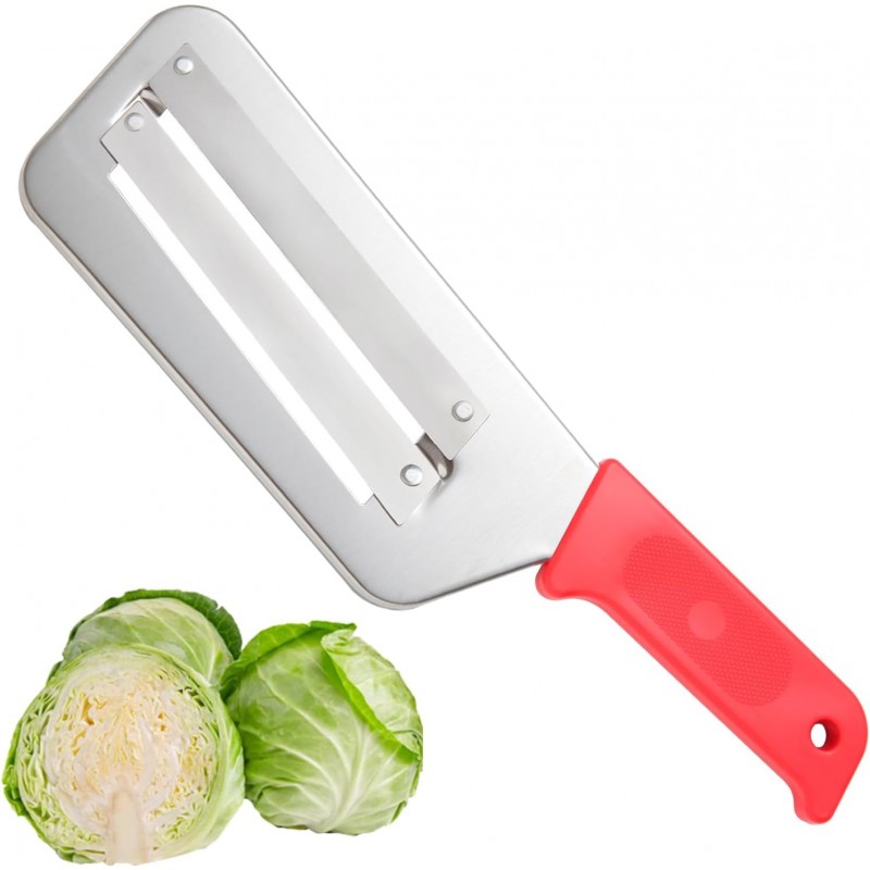 Cabbage Shredder for Coleslaw Sauerkraut cabbage slicer Cutter Chopper kitchen Knife Cabbage Peeler Lettuce Shredder lettuce Knife Cabbages Graters for Kitchen Fruit Vegetable Slicer Mandoline Slicers